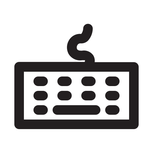 Keyboard free icon