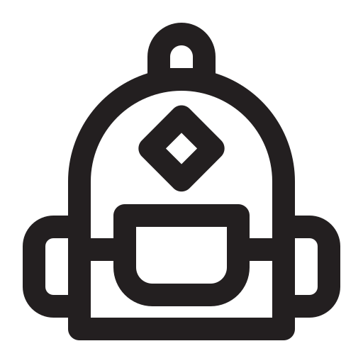 Backpack free icon