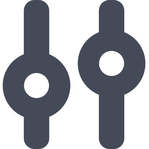 deslizadores icono gratis