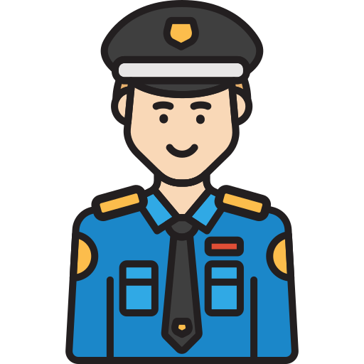 policía icono gratis