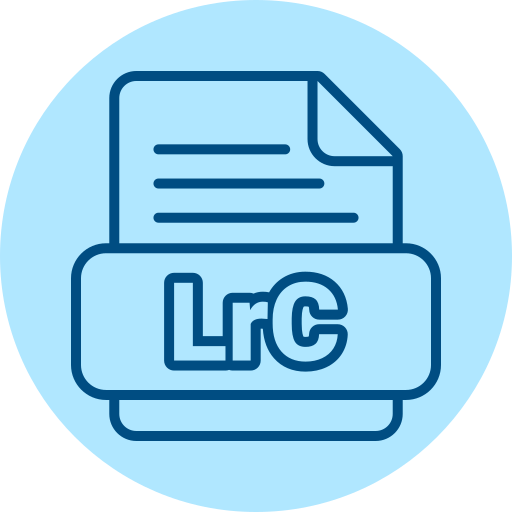 Lrc free icon Lrc free icon