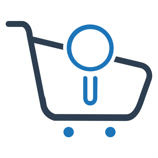 carro de la compra icono gratis