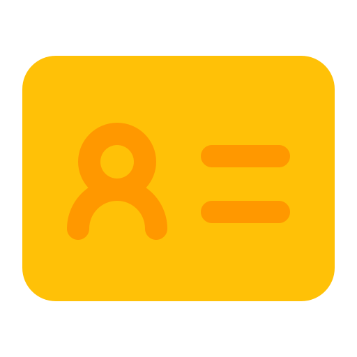 tarjeta de identificación icono gratis