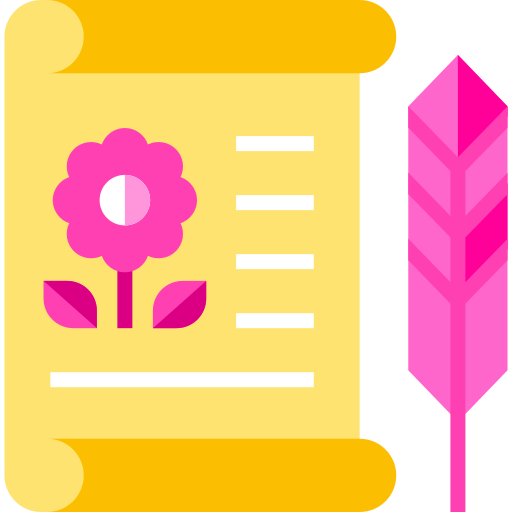 poesía icono gratis