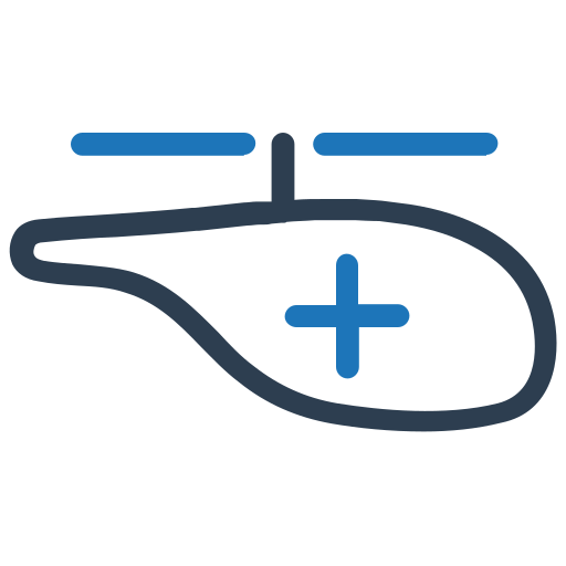 ambulancia aerea icono gratis