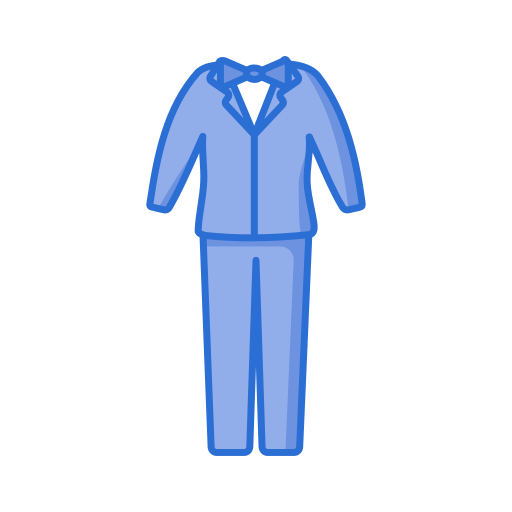 traje de hombre icono gratis