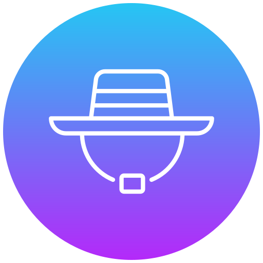 sombrero de granjero icono gratis