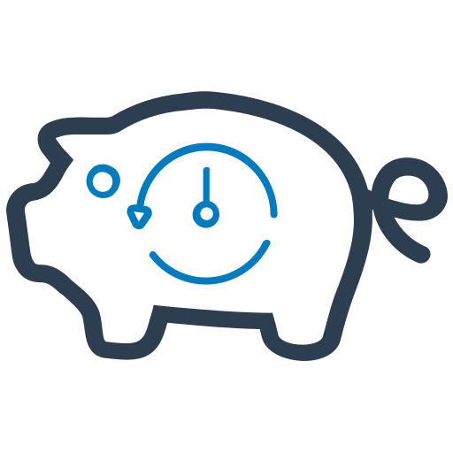 ahorros icono gratis