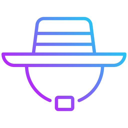 sombrero de granjero icono gratis