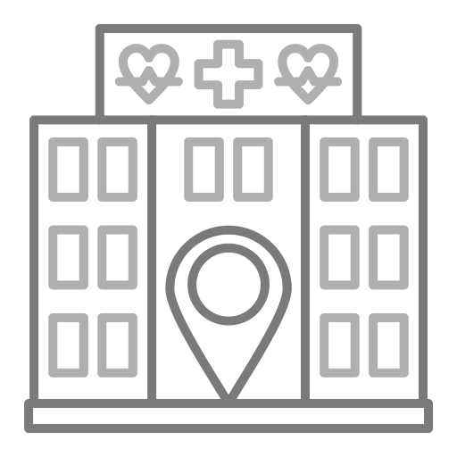standort des krankenhauses kostenlos Icon standort des krankenhauses kostenlos Icon