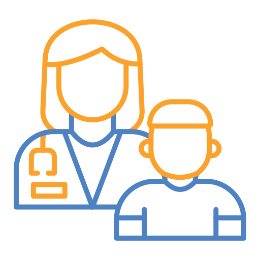 visite chez le médecin Icône gratuit