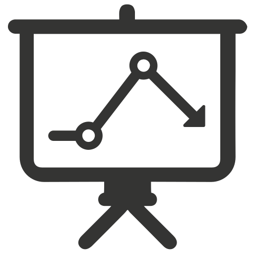 análisis empresarial icono gratis