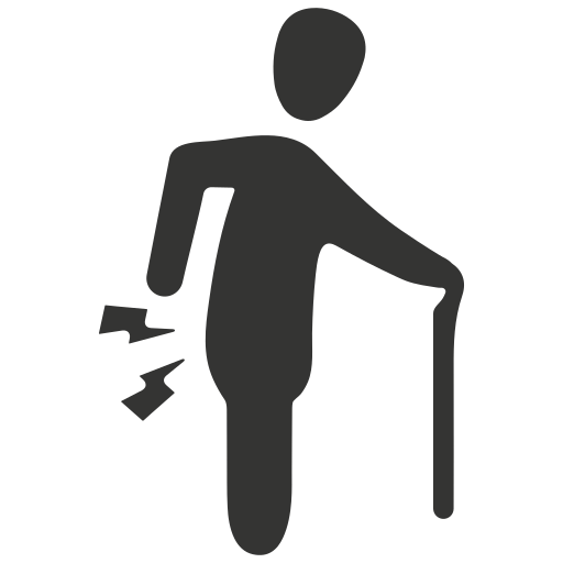 dolor de espalda icono gratis