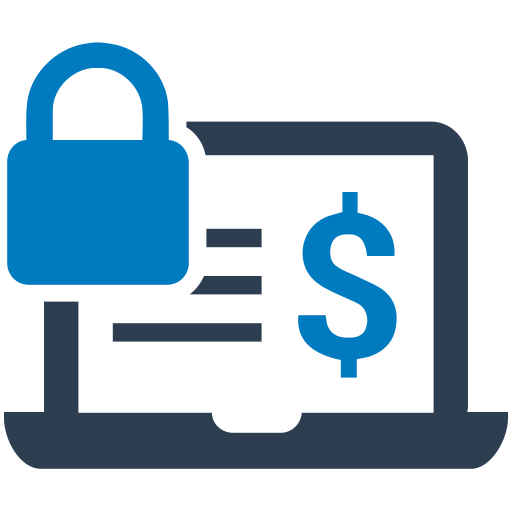 services bancaires en ligne Icône gratuit