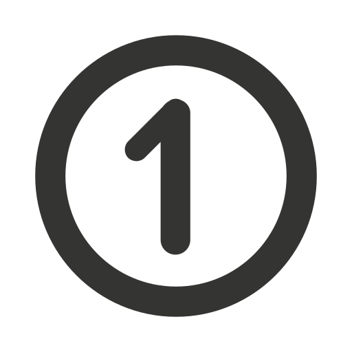 número icono gratis