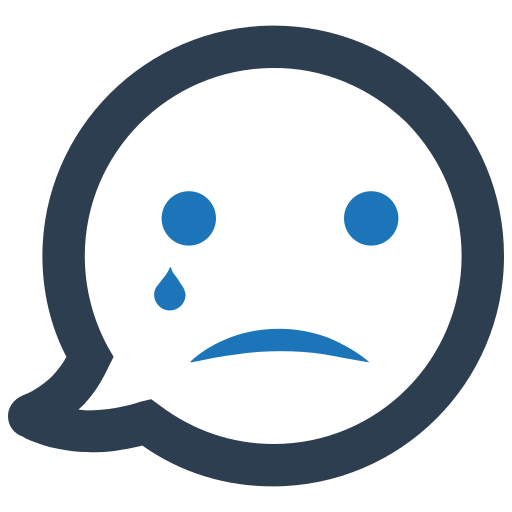 triste icono gratis