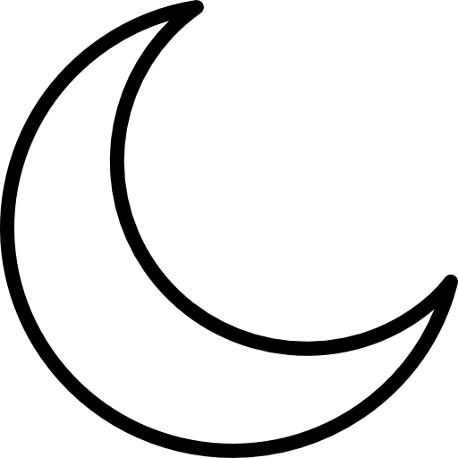 Moon Generic Basic Outline icon