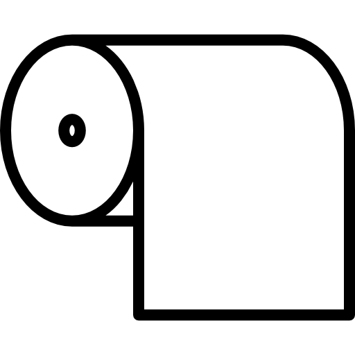 Toilet paper - Free icons