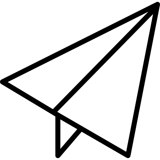 Paper plane - free icon