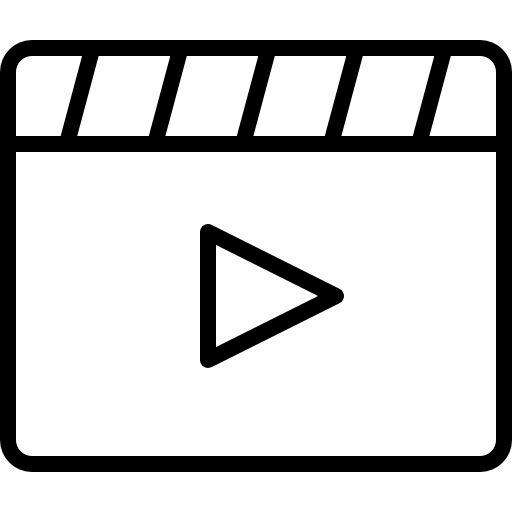 reproductor de video icono gratis