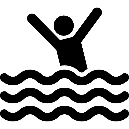 Beach Pictograms Fill icon