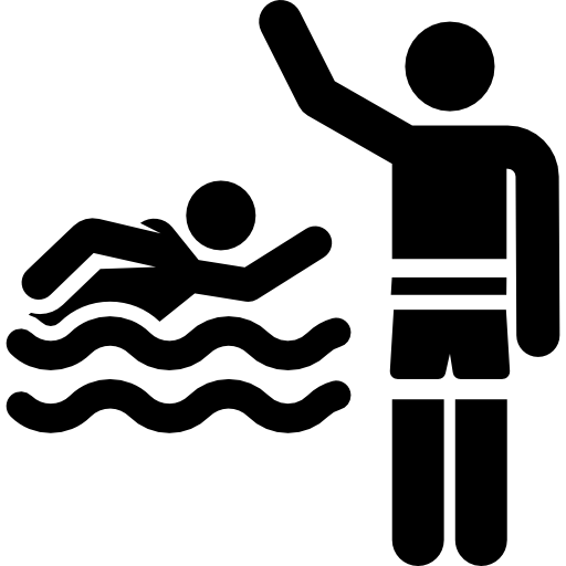 Beach Pictograms Fill icon