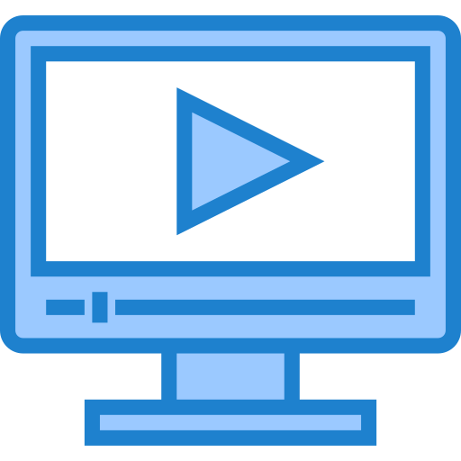 Video srip Blue icon