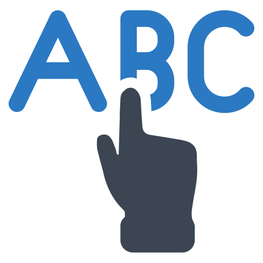 alfabeto icono gratis