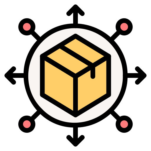 centro de distribucion icono gratis