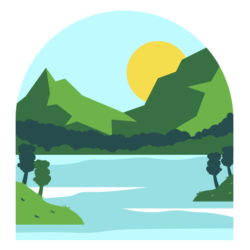 Озеро бесплатно иконка