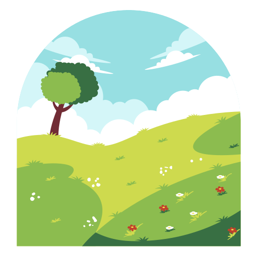 pradera icono gratis