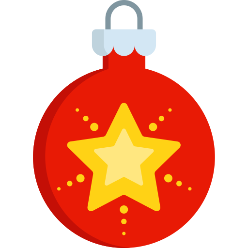 globo de navidad icono gratis