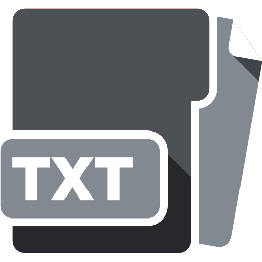 txt icono gratis