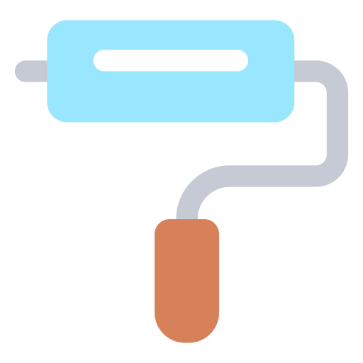 rodillo icono gratis