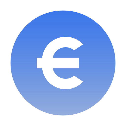 euro icono gratis