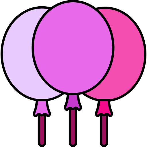 Balloons free icon