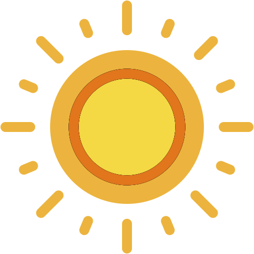 Sun free icon
