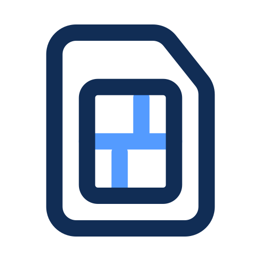 Sim card free icon