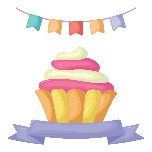 pastel de cumpleaños icono gratis