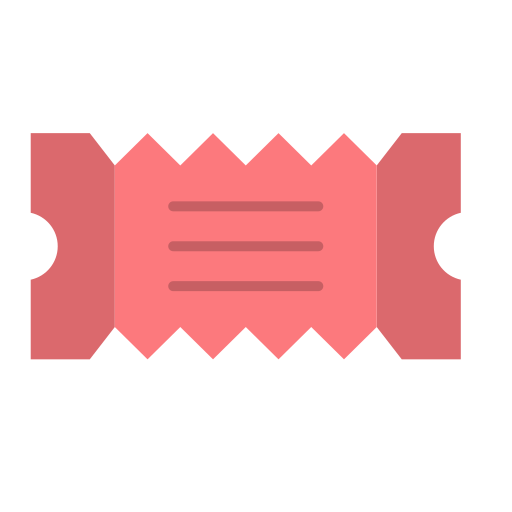 entradas de cine icono gratis