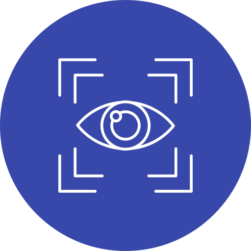 scanner oculaire Icône gratuit