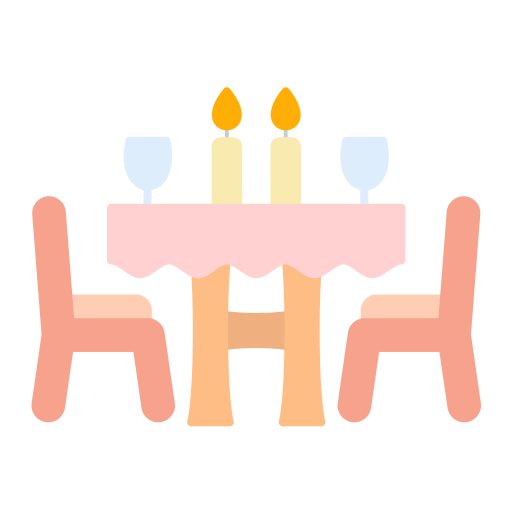 Dinner table free icon