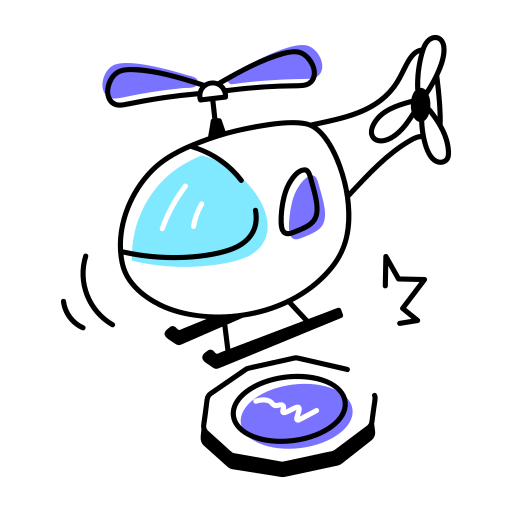 helicóptero icono gratis