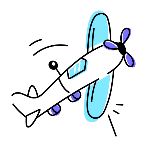 Airplane free icon