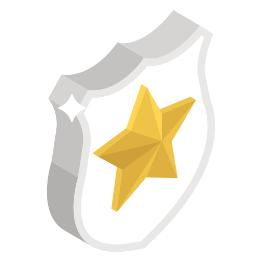 insignia del sheriff icono gratis