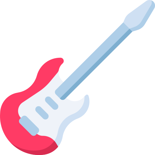 guitarra electrica icono gratis