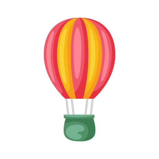 globo aerostático icono gratis