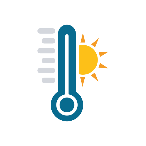 calor icono gratis