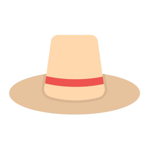 sombrero de granjero icono gratis