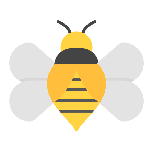 abejas icono gratis